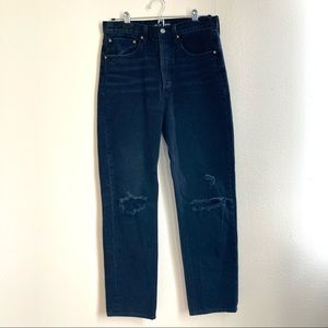Denim Forum Joni High Rise Jeans, Black